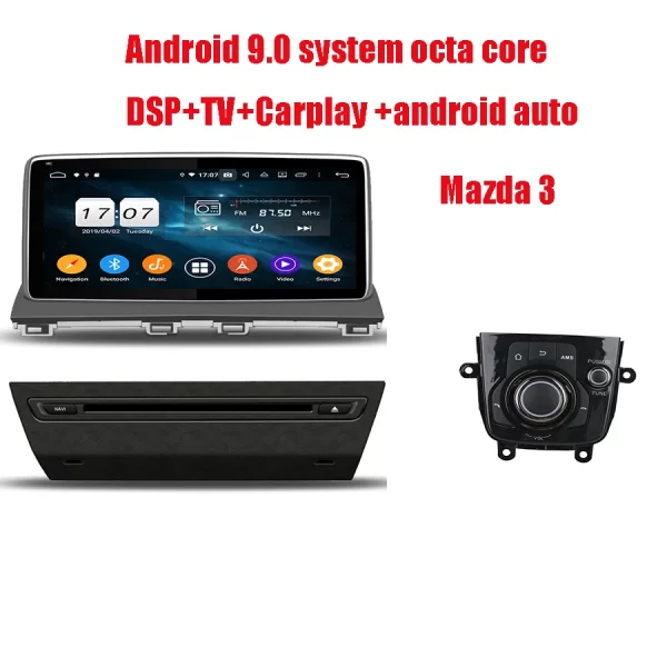 KD-1258 Octa Core DSP Car Audio for Axela MAZDA 3 2013-2017 Support 4G+carplay+android Auto GPS Navigation Android Car Dvd - Image 5