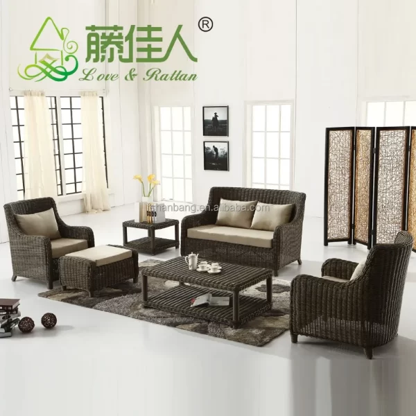 New Design Luxury Garden Patio Wicker Rattan Outdoor Furniture - Image 2