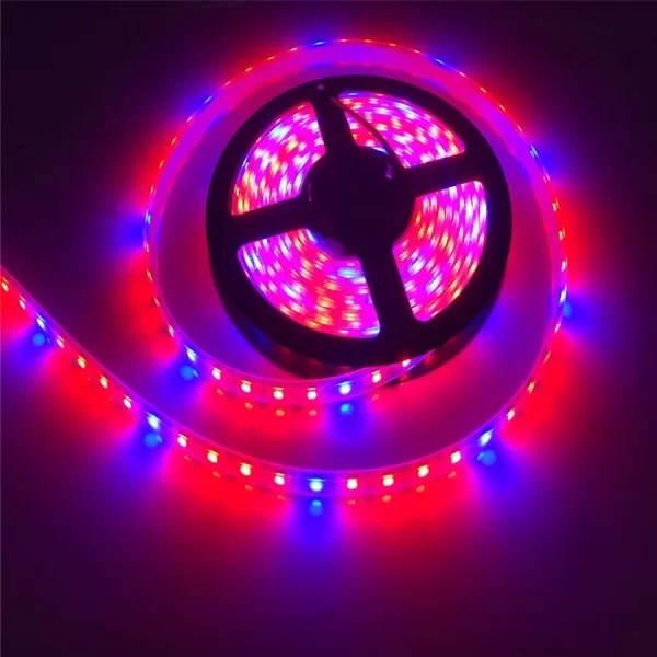 16.4ft SMD5050 LED Grow Light Strip – Full Spectrum, Waterproof, 14.4W/M, Red:Blue (4:1) for Plant Growth - Image 6