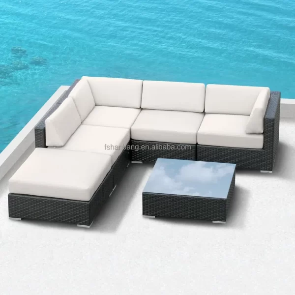 New Design Luxury Garden Patio Wicker Rattan Outdoor Furniture - Image 5