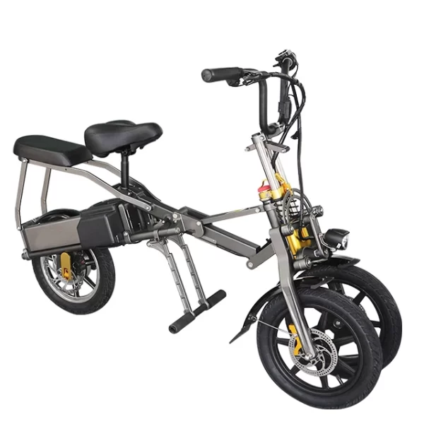 ESWING 500W Folding Electric Scooter – 14" Wheels, 60KM Range, Hydraulic Brakes - Image 3