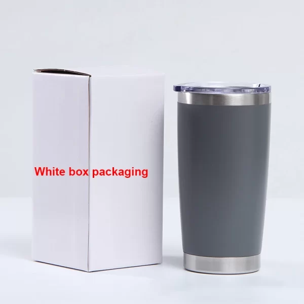 Wholesale 20oz coffee travel mug regular vacuum insulated double wall stainless steel powder coated tumblers for laser engraving - Image 3