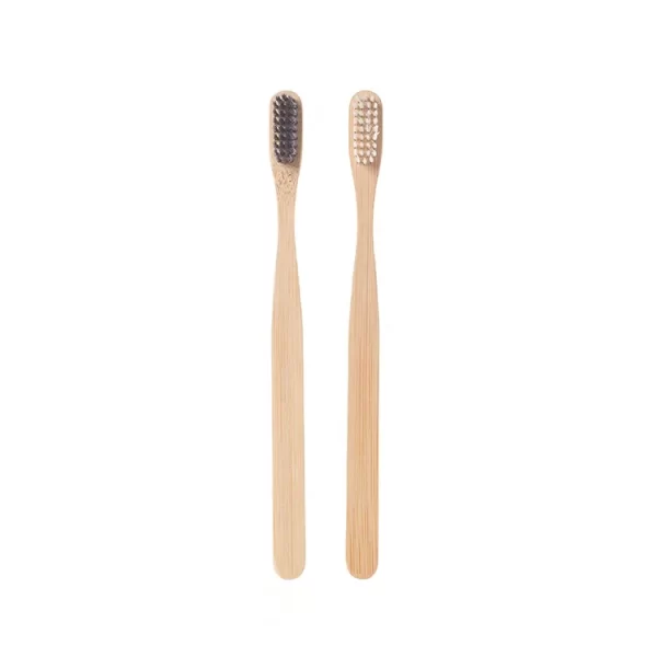 Low MOQ 100% Natural Biodegradable Eco Friendly Customized logo Travel Airplane Aviation Soft Bamboo Toothbrush