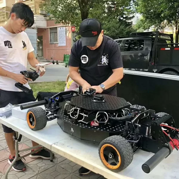 4WD RC Camera Car with Brushless Motor - Low-Angle Filming Buggy for DJI RONIN 2 - Image 5