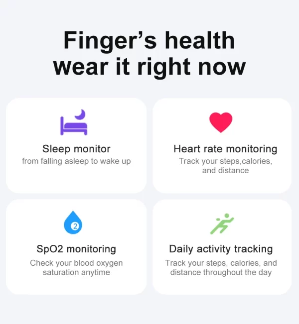 Wearable Fitness Ring Smart Health Tracker with Sleep Monitor and Heart Rate Tracking - Image 5