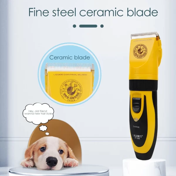 Electrical Cordless Adjustable Pet Hair Clippers - Grooming and Cleaning for Dogs - Image 2