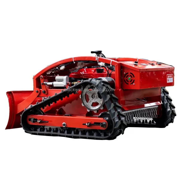 RC Lawn Mower with Snow Blade - 550mm Cutting Width, 30° Slope Capability - Image 4