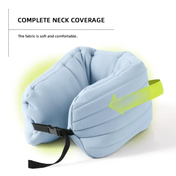 2024 New Detachable Novelty Long Micro Fiber Neck Or Lumbar Support Travel Pillow - Image 3