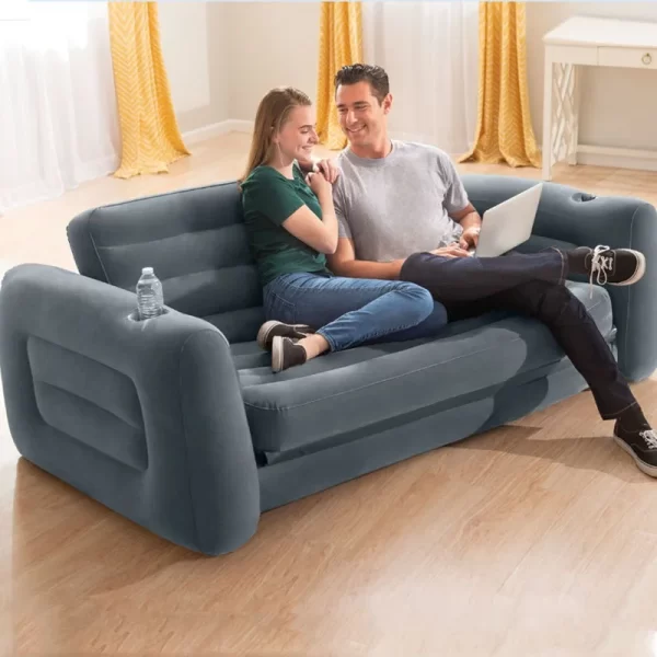 Modern Design Cheap air Inflatable Living Room Furniture Recliner Sleeper Sofas Folding - Image 5