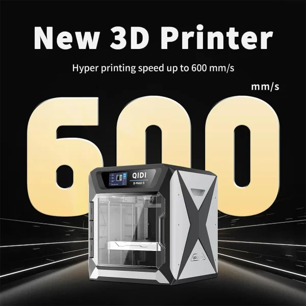 QIDI X-Series Max3 3D Printer - Auto Leveling, High-Speed, Chamber Heating - Image 3