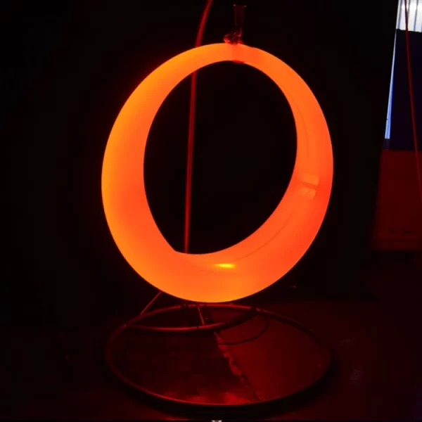 Patio Swing Ring Lighting Furniture Led Glowing Rocking Chair - Image 6