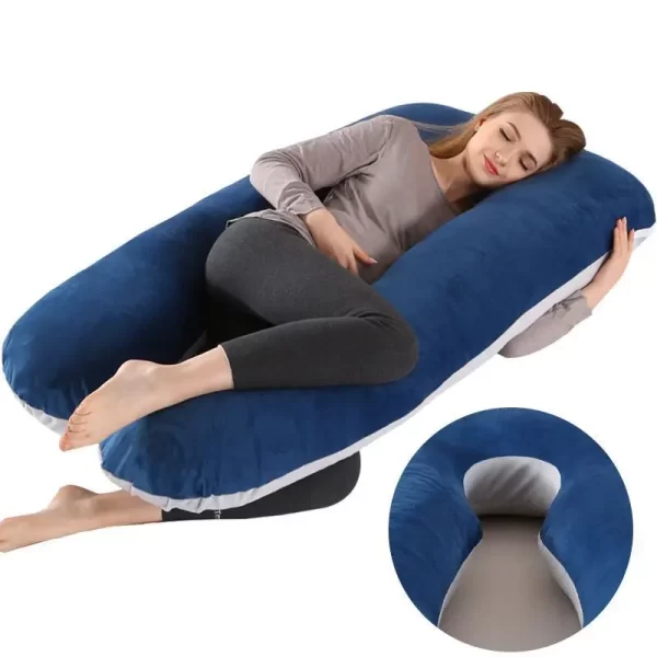 U Shape Pregnancy Friendly Full Body Pillow Nursing Cushion Growing Support Pregnancy Body Maternity Pillow - Image 2