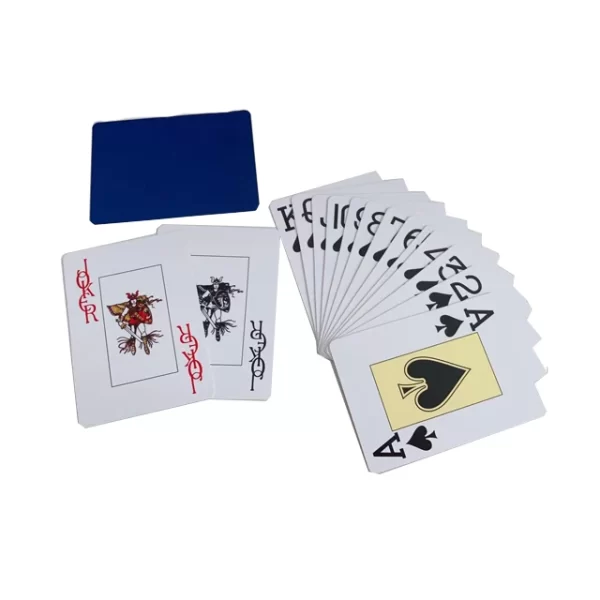 Waterproof Texas Hold'em Gold Playing Cards – Plastic PVC, Durable & Casino-Grade