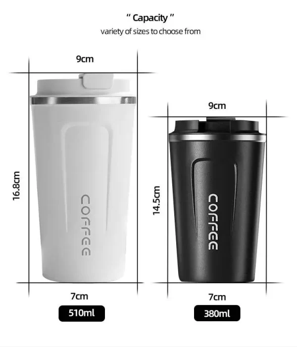 Custom Logo 12 oz Stainless Steel Tumbler Travel Coffee Mug with Lid Vacuum Insulated Tumbler - Image 4