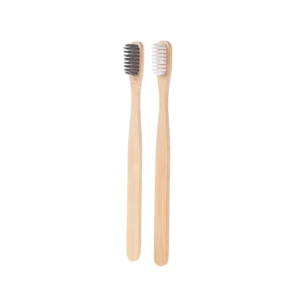 Low MOQ 100% Natural Biodegradable Eco Friendly Customized logo Travel Airplane Aviation Soft Bamboo Toothbrush - Image 3