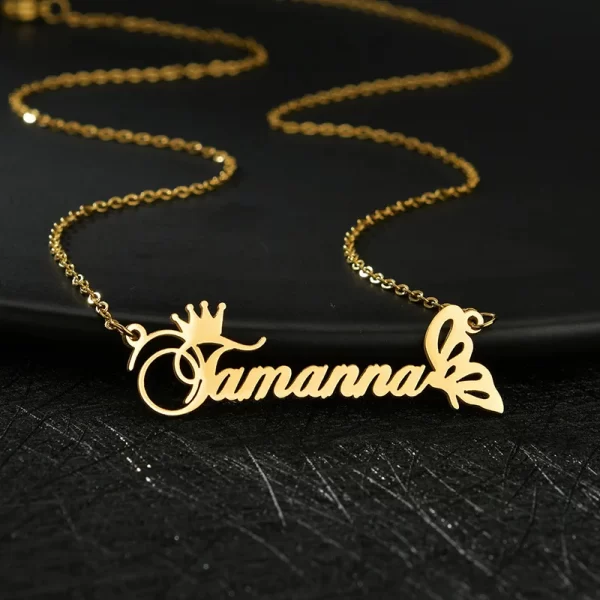 Custom DIY  Personalized Name Necklace Jewelry Necklace Custom Stainless Steel Name Necklace - Image 6