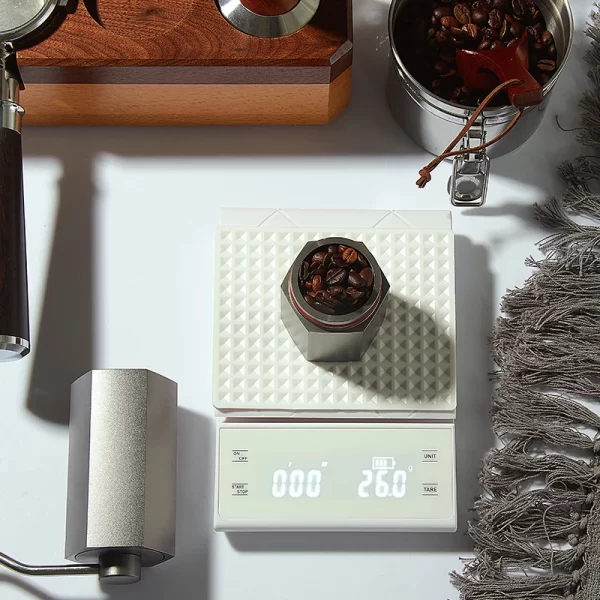 3kg/0.1g Digital Coffee Scale with Timer - Mini Kitchen Scale - Image 2