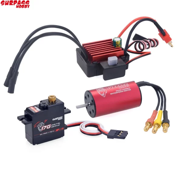 SURPASS HOBBY 2040 3900KV Brushless Motor/35A ESC/Servo Combo