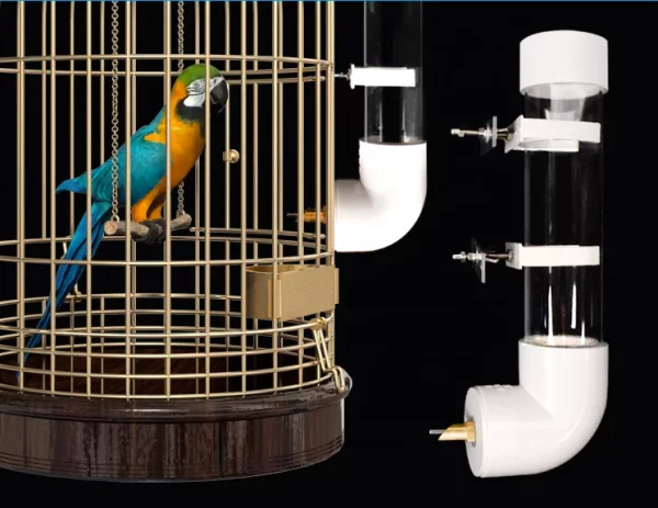 Parrot Automatic Water Bottle Feeder – Mess-Proof Drinking Device for Birds, Macaws, and Parrots - Image 6