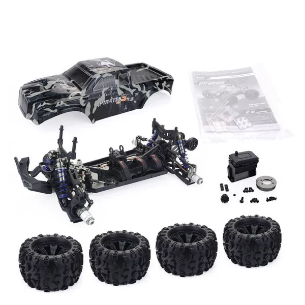 ZD MT8 RC Monster Truck - 1/8 Scale 4WD Brushless, 90km/h - Image 4