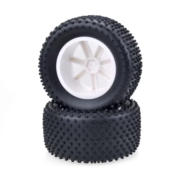 4Pcs 1/10 Short Course Truck Tires – 12mm Hex, 110mm for Wltoys, Slash, HPI, VKAR - Image 3