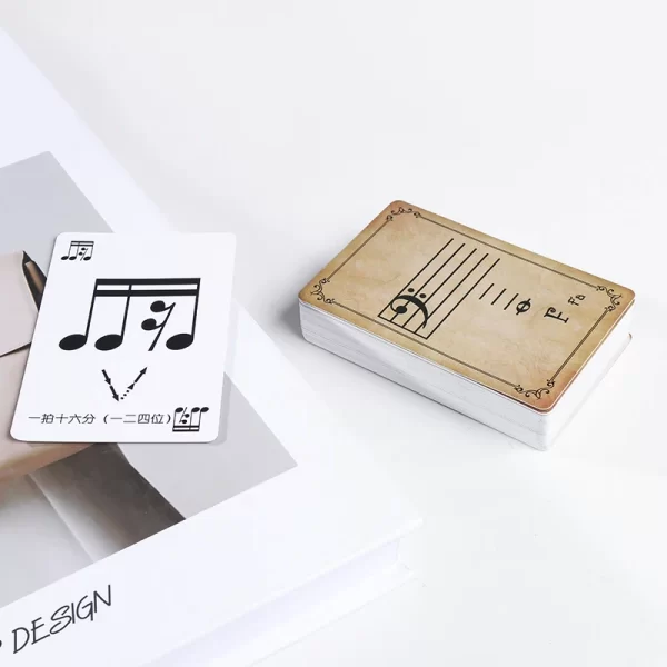 Educational Music Note Playing Cards - Rhythm Learning Card Game Set - Image 3