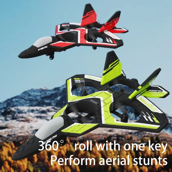 New S80 Fixed Height Remote Control UAV – Four-Axis Foam Aircraft, Anti-Fall Belt, LED Glider for Kids - Image 3