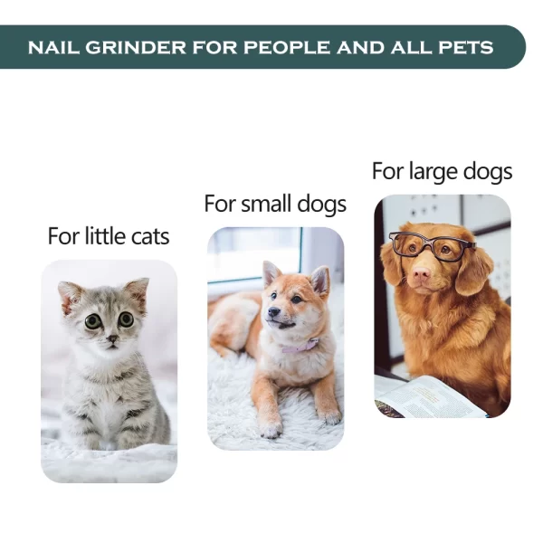 Quiet Electric Paw Trimmer Pet Nail Grinder Dog Clean up Products Manufacturer - Image 5