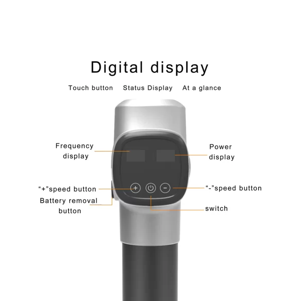 Patented Fascia Massage Gun – 20-Speed, 24V, 2400mAh Battery, Deep Tissue Therapy - Image 3