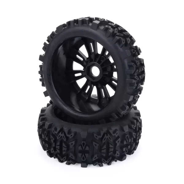 Monster Truck Tires and Wheels for 1/8 RC Cars - 17mm Hex Hub - Image 2