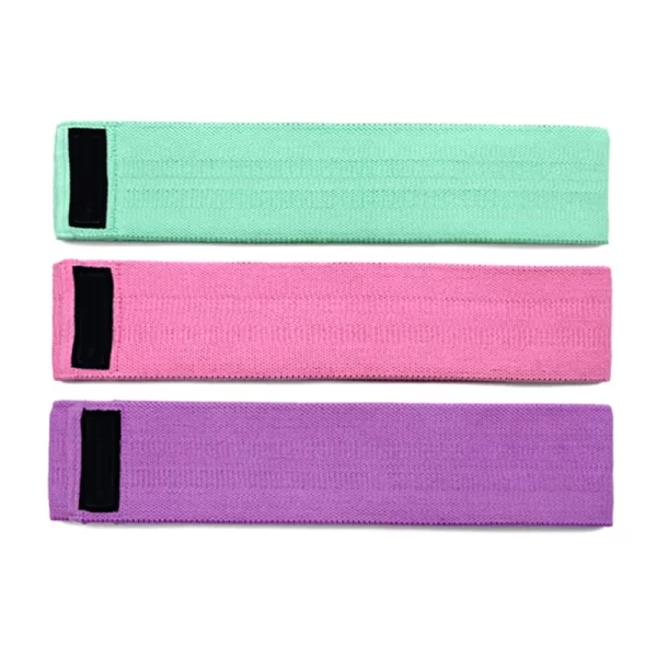 Cotton Fitness Hip Resistance  Bands Sets Custom Logo Workout Fabric Booty Loop Bands - Image 6