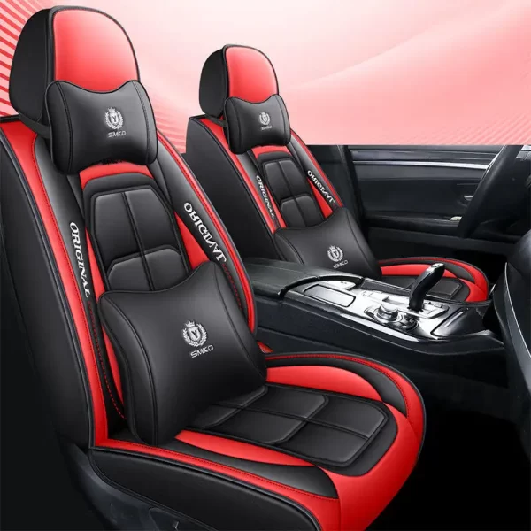 Wholesale Luxury Waterproof Leather Car Seat Cover Full Set Universal Car Seat Covers