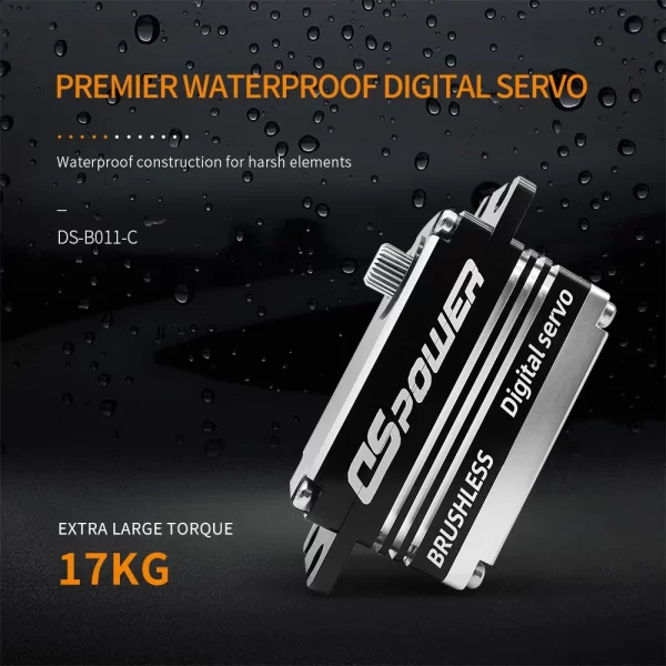 25KG Digital Servo - Waterproof Metal Gear for 1/10 RC Vehicles