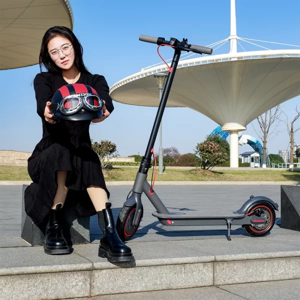 AOVO M365 Electric Scooter – 350W, 25KM/H, 40KM Range, Foldable, Bluetooth App - Image 4