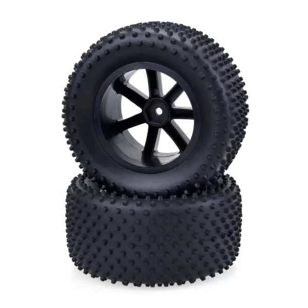 4Pcs 1/10 Short Course Truck Tires – 12mm Hex, 110mm for Wltoys, Slash, HPI, VKAR - Image 4