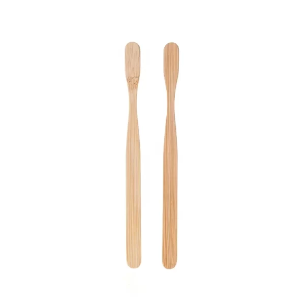 Low MOQ 100% Natural Biodegradable Eco Friendly Customized logo Travel Airplane Aviation Soft Bamboo Toothbrush - Image 4