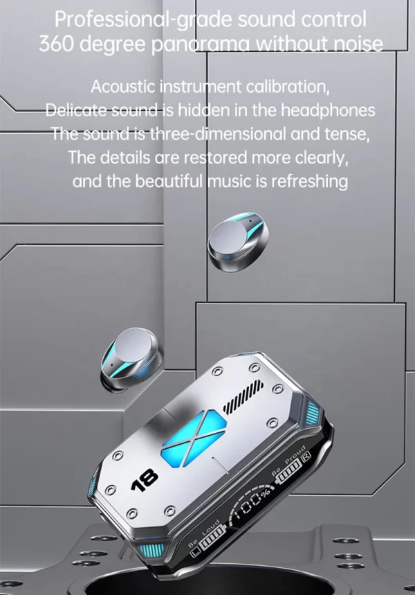 M41 TWS Wireless Earbuds - Noise Cancelling, Gaming, In-Ear - Image 5