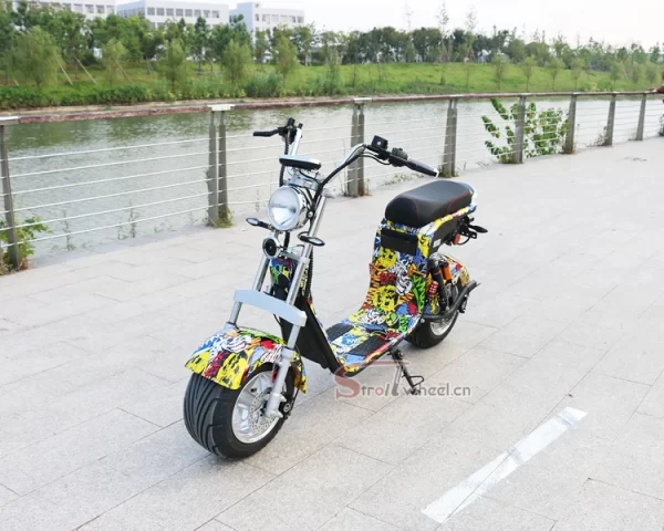 EEC City Coco Electric Scooter - 1500W Motor, Fat Tires - Image 5