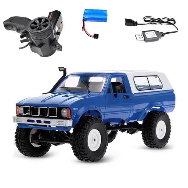 WPL C24 2.4GHz RC Off-Road Crawler Truck with Metal Chassis - Image 6