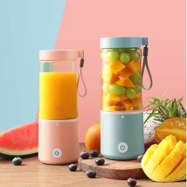 Rechargeable Mini Portable Blender – Personal Size, USB Charging, 450ml Jar, 65W Power, Travel Smoothie & Juicer - Image 6