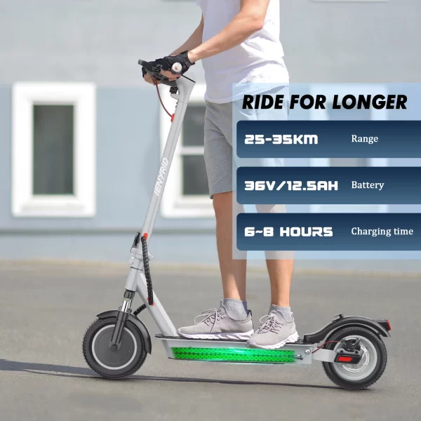 IENYRID M1 Electric Scooter - 500W, 45km/h, 10" Wheels - Image 2