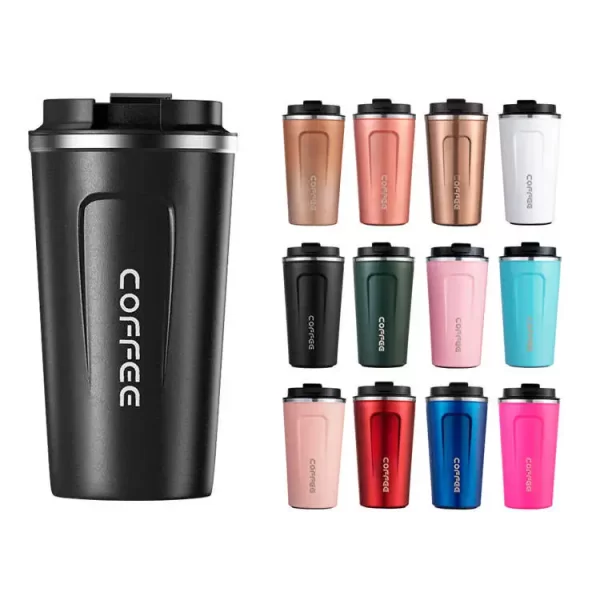 Custom Logo 12 oz Stainless Steel Tumbler Travel Coffee Mug with Lid Vacuum Insulated Tumbler - Image 6