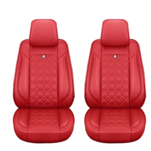 high quality  Coverage Latest Black Car Seat Cover Suitable for Most Models Breathable Leather Car Seat Cove Full set  universal - Image 6