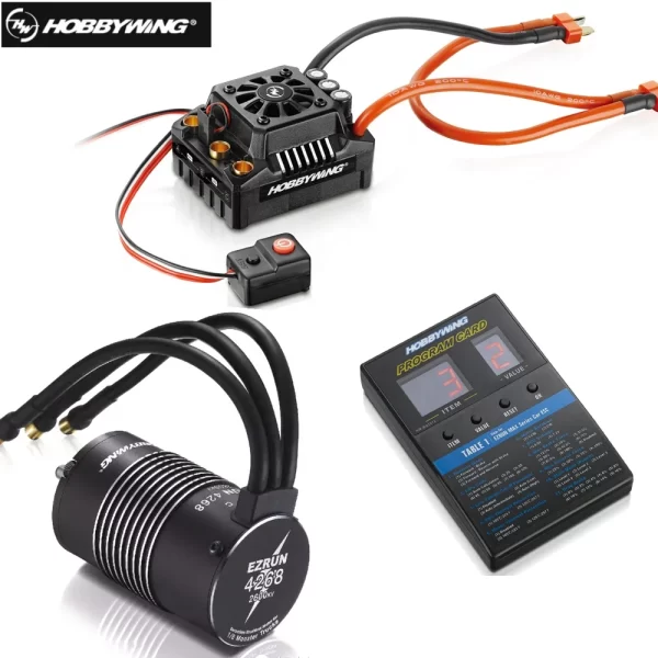 Hobbywing EzRun Max8 V3 150A Waterproof ESC + 4268 2600KV Motor Combo for 1/8 RC Cars - Image 6