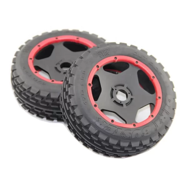 1/5 Dirt Buster Front Tires with Wheel Hubs – 2pcs for HPI, SY, KM, Rovan RC Baja 5B SS - Image 5