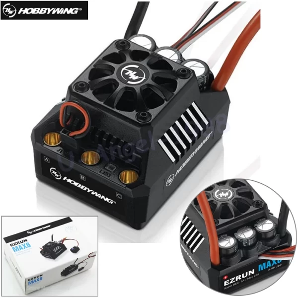 HobbyWing EZRUN-SL 4985 1650KV / 5687SL 1100KV Brushless Motor & MAX6 160A ESC – Waterproof for 1/6 & 1/7 RC Cars - Image 2