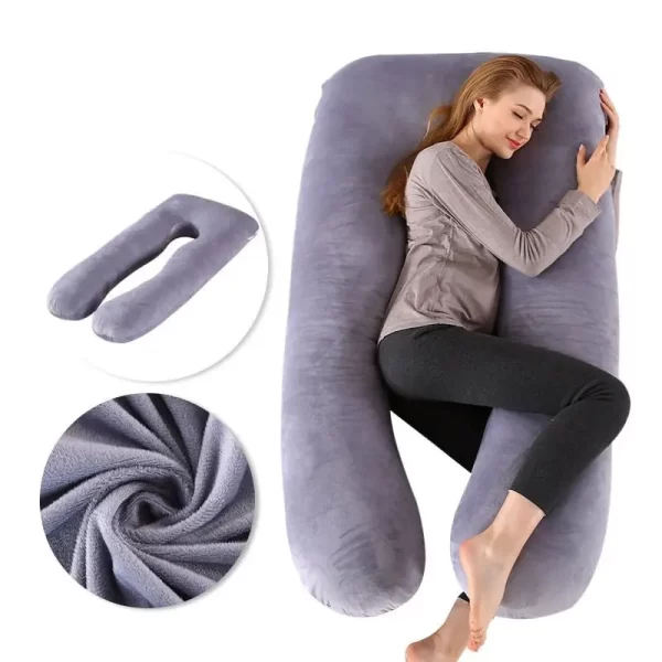 U Shape Pregnancy Friendly Full Body Pillow Nursing Cushion Growing Support Pregnancy Body Maternity Pillow