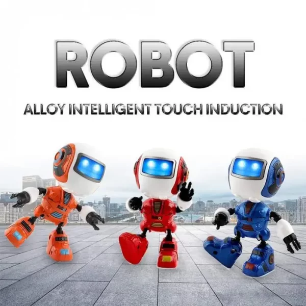 Hoshi Q2 Mini Transforming Robot Toy - Sound, Light, and Touch Sensing