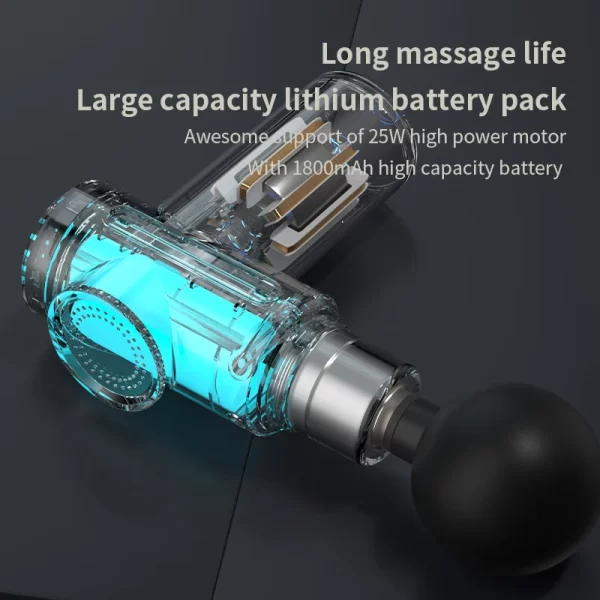 Booster Massage Gun Electric Neck Massager for Muscle Pain Relief & Relaxation