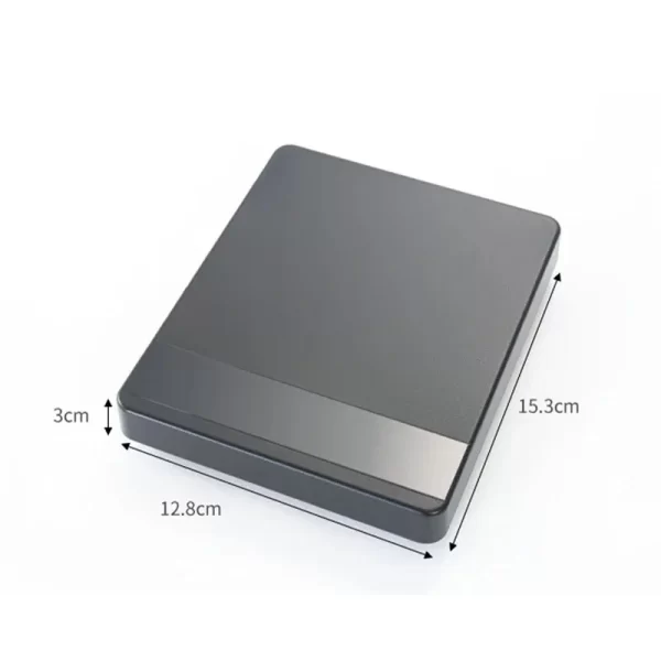 Custom Digital Coffee Scale – 0.1g/2kg Precision, LED Display, Timer, Silicone Mat, USB/Battery Powered